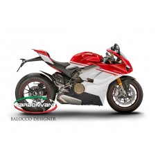 Carbonvani - Ducati Panigale V4 / S / Speciale "50.2" Design Carbon Fiber Full Fairing Kit - ROAD VERSION (8 pieces)